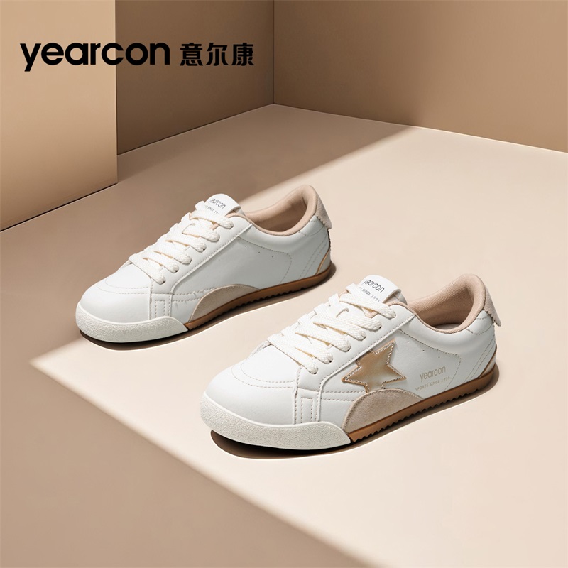 意尔康旗舰店新款时尚休闲板鞋女