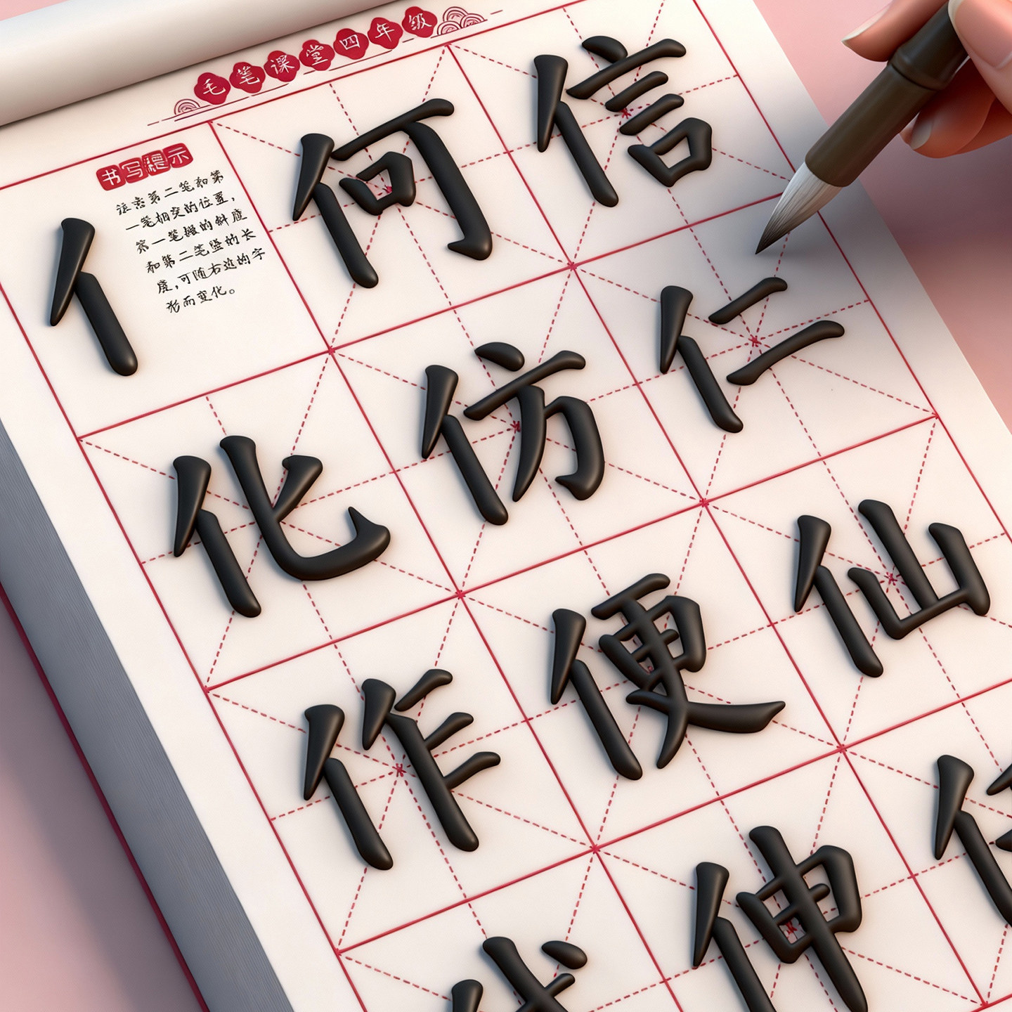 小学生毛笔字帖入门临摹本三四五六年级毛笔书法专用初学者楷书,玩具/童车/益智/积木/模型,儿童书法用品,淘宝优惠券,粉丝福利购,淘宝优惠卷