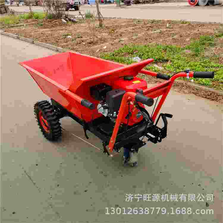 工汽油手推车小汽油地翻运斗输车型农用运输汽油手推车