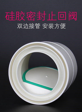 J7IB卫生间浴霸排气扇止逆阀止回阀PVC110变100/80单向阀排风管防