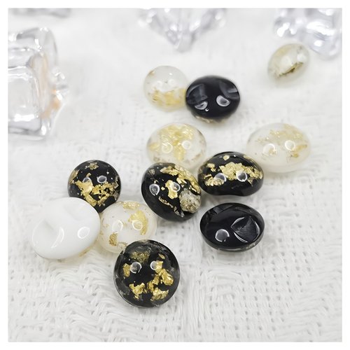 精致古风旗袍金箔暗眼纽扣装饰扣