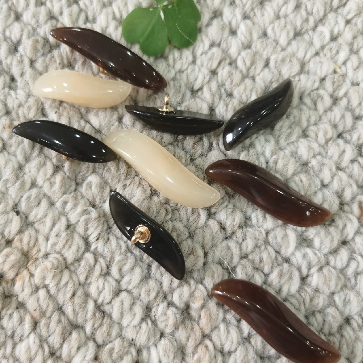 时尚新款树脂大衣扣不规则异形扣