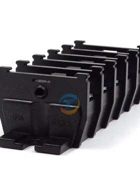 CBC-605组合式接线端t子台排板TBC铜片排5位60a大功率黑色