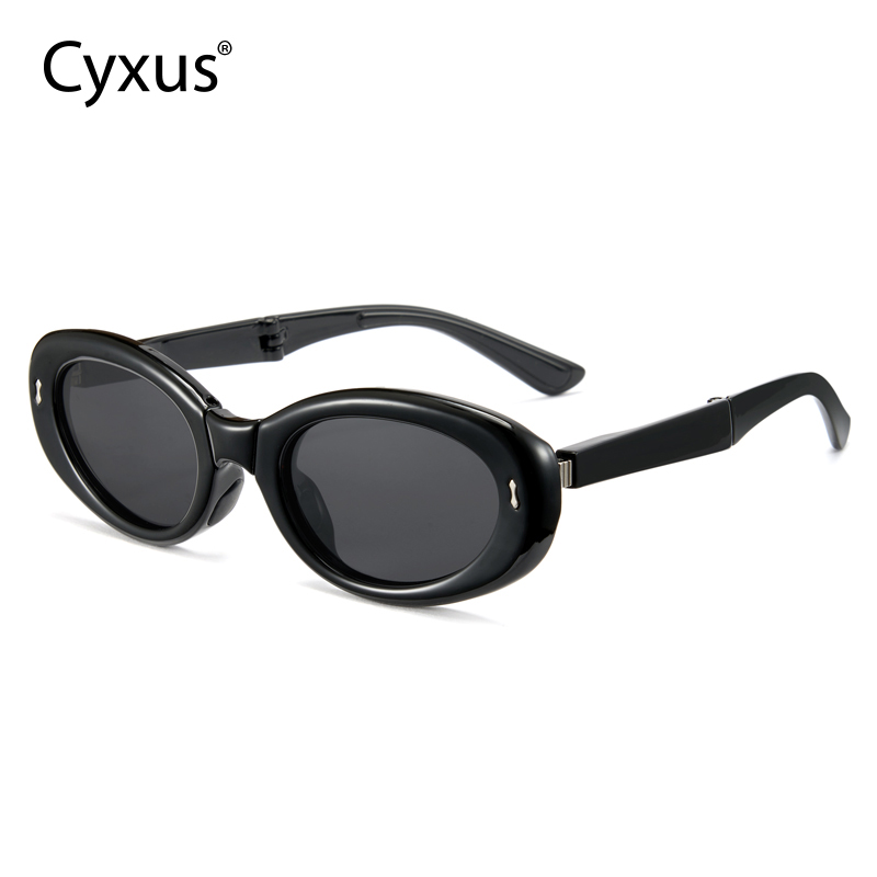 cyxus防紫外线太阳眼镜户外出行驾驶专用偏光眼镜百搭椭圆形墨镜