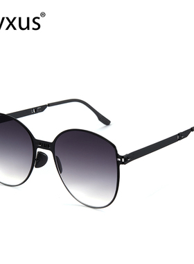 cyxus折叠墨镜高级感女款防紫外线超轻口袋渐变太阳镜男开车专用