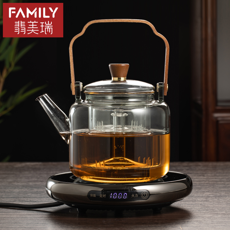 【电碳两用玻璃壶蒸煮一体围炉】