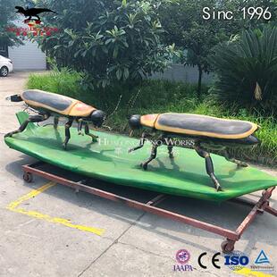 仿真机械萤火虫摆件景区儿童乐园美陈引流摆件工厂制作