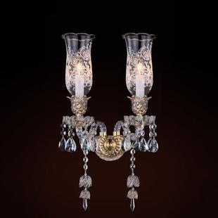 欧式 水晶吊灯餐厅灯简约卧室轻奢别墅书房灯饰 大气灯客厅灯具美式