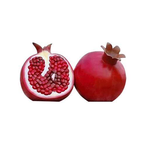 定制不锈钢石榴雕塑创意水果仿真金属大型景观广场公园售楼部摆件