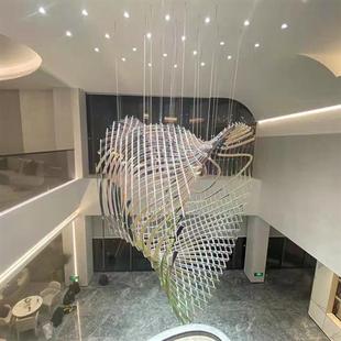 中庭沙盘工程灯商场中厅新款 幻彩吊购物广场商业空间美陈定制灯具