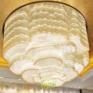 定制酒店工程灯非标宴会大堂吊灯售楼部沙盘宴会厅大型水晶灯