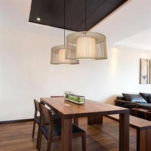 新中式 会所禅意茶馆竹灯 餐厅吊灯酒店餐馆包厢大气灯具东南亚日式