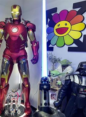 大型手办玻璃钢发光雕塑客厅装饰电影院门口大摆件