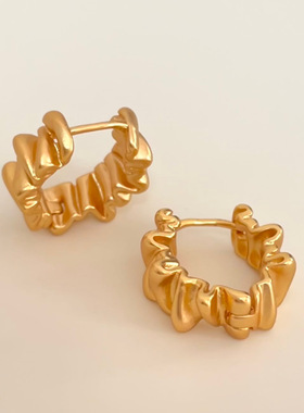 韩系极简圆圈耳环ins风气质显脸小高级感耳饰女日常通勤约会百搭