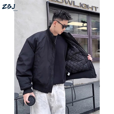 美式bomber飞行夹克男冬季加厚