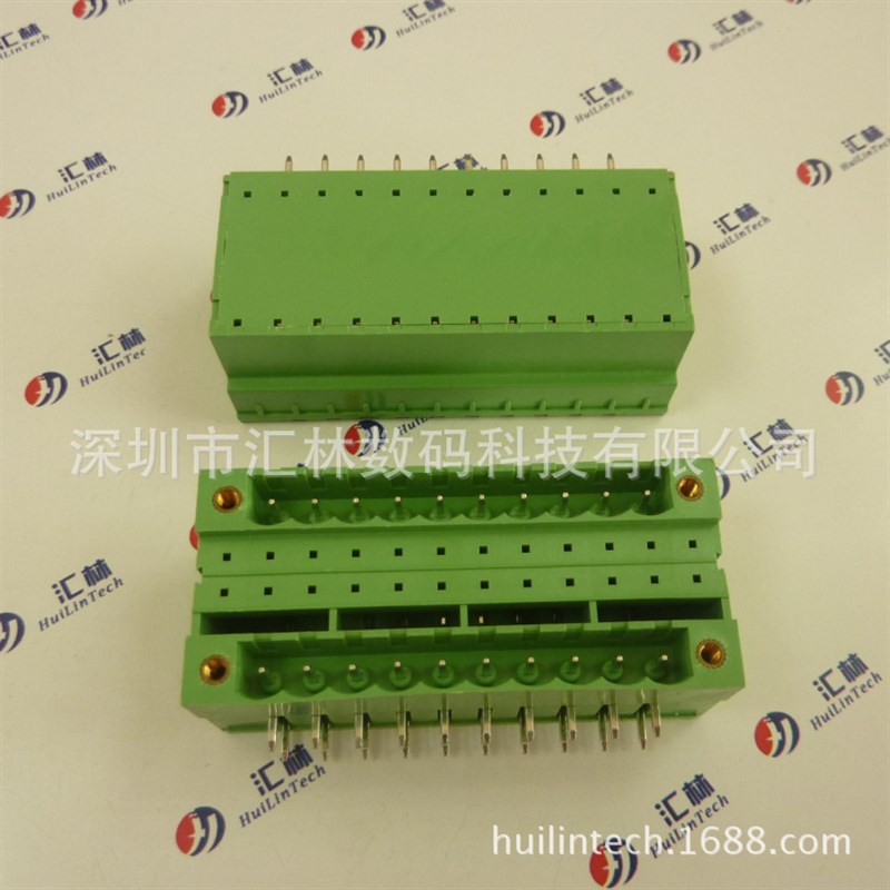 深圳WF85L-5.0mm孔座双排焊接-插拔.式接线端子