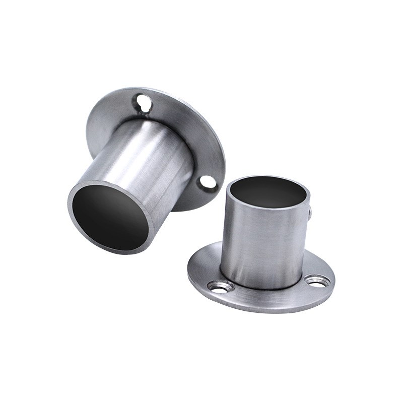 加厚不锈钢高脚j法兰座五金配件圆管座衣通座吊座五金件