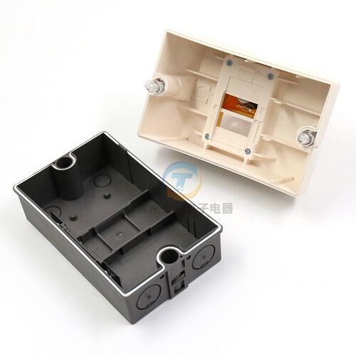防水急停按钮安装盒紧停塑料配电盒 NS2-MC01 IP55 一常闭