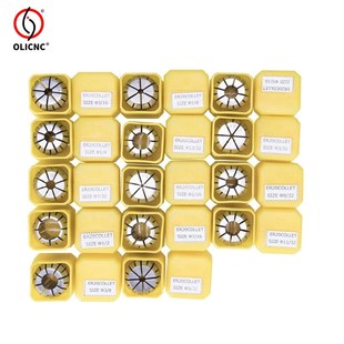 CNC 弹簧夹头套装 雕刻机和铣削R车床工具工作雕刻夹 14PCS ER20