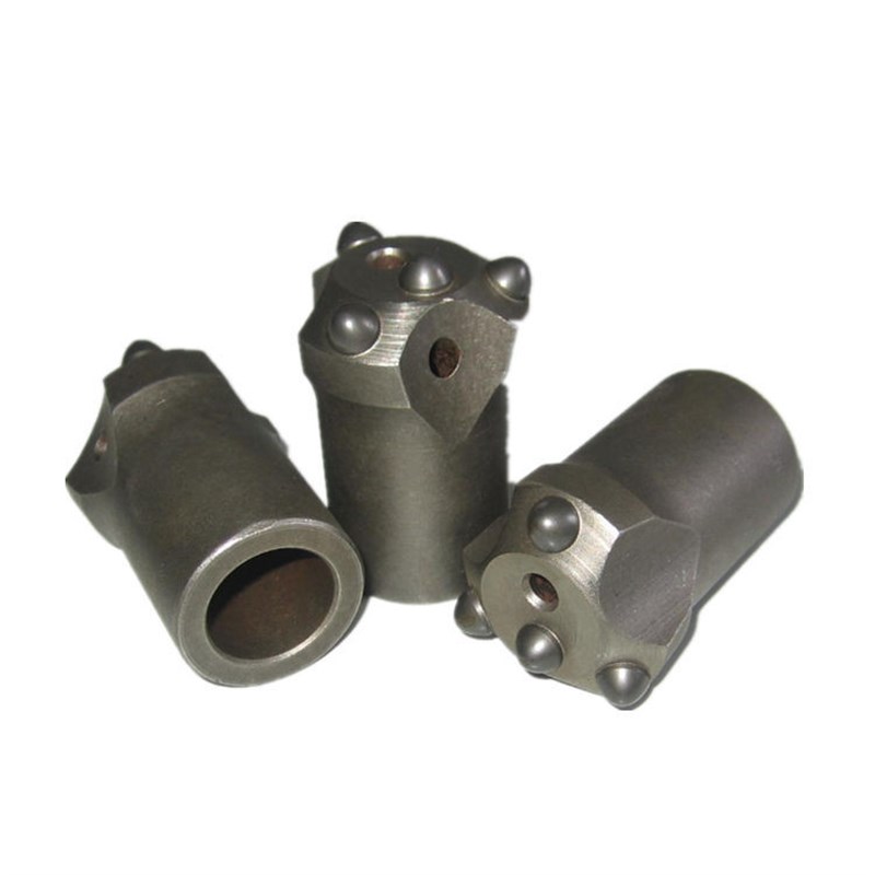 凿岩机钻头 煤矿用冷轧球齿钎头 42mm梅花W凿岩合金钻头