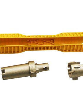 黄色红色b水槽扳手家用热水器螺丝螺母扳手 双头紧固拆装套筒扳手