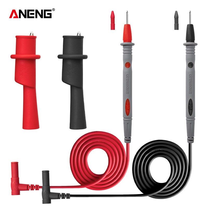 优质硅胶 数字万能表表笔 硅胶测试线 万用表针100R0V 20A万用表