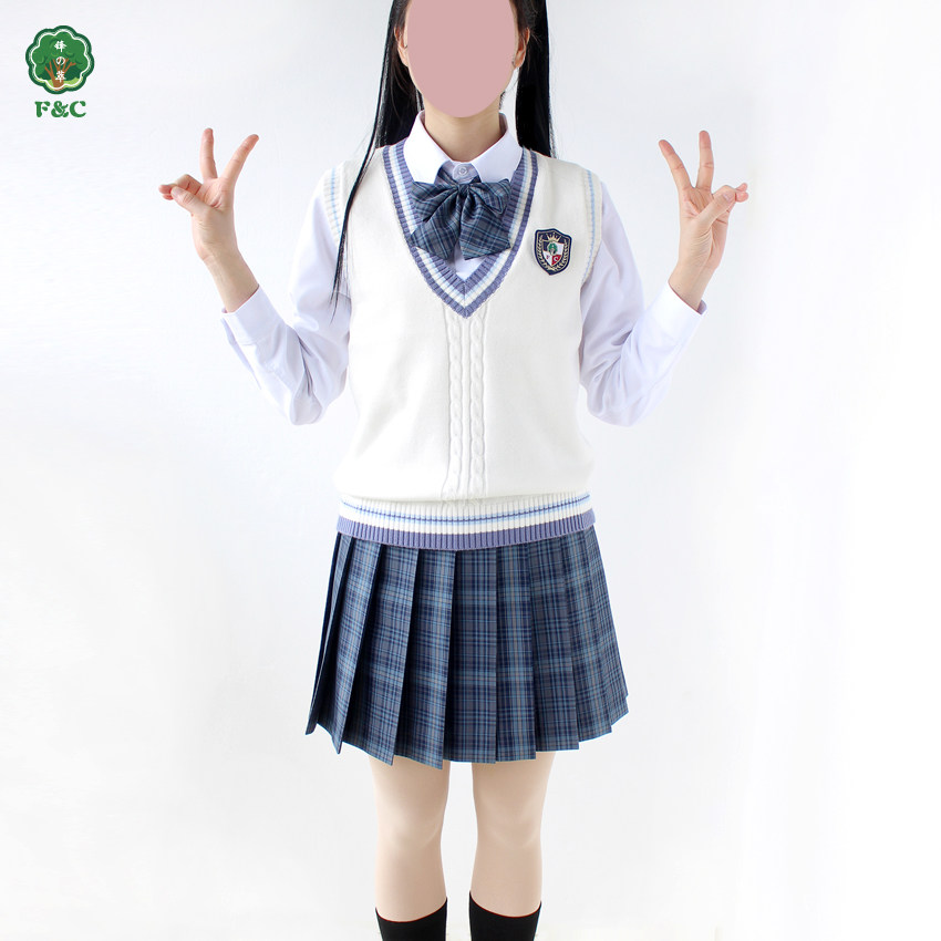 JK制服套装针织开衫学生校服