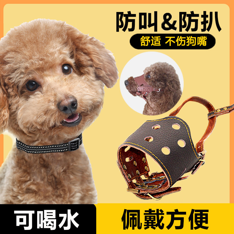泰迪专用嘴套狗狗嘴套防咬人口罩狗子防乱吃防止狗狗乱叫防误食w