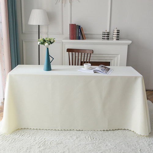 甜品餐桌布ins风白桌布