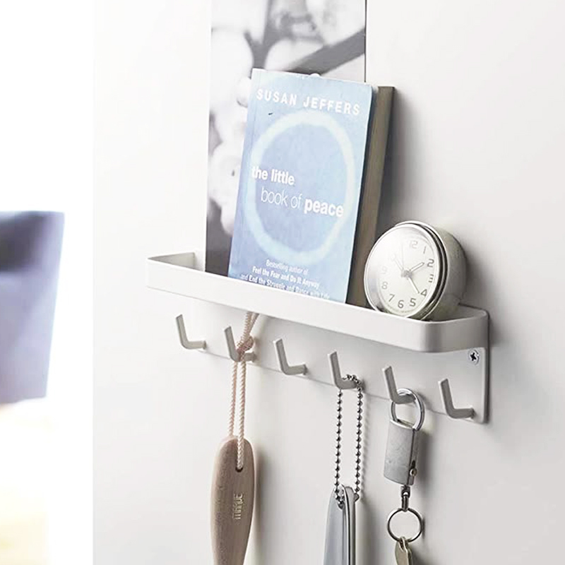 关门挂钩钥匙架免打孔磁吸