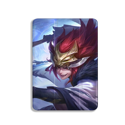 苹果百里玄策平板三折透明保护壳