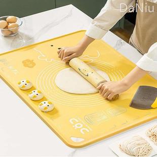 食品级硅胶垫面板厨房擀面烘焙案板塑料和面垫 日本硅胶揉面垫加厚