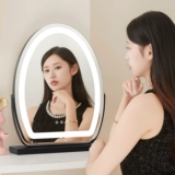 Настольный светодиодный туалетный столик с подсветкой, зеркало для спальни, умный заполняющий свет, популярно в интернете, легкий роскошный стиль