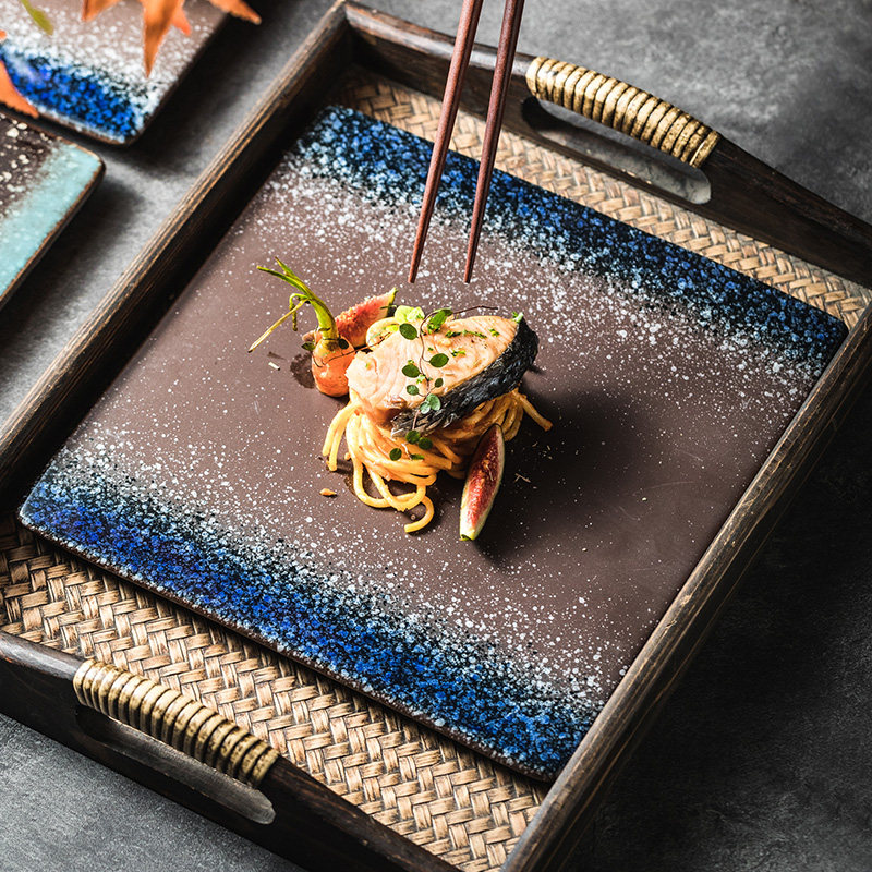 正方铁板盘特色高级餐厅西餐盘寿司盘冷菜盘牛肉片羊肉串盘子商用,餐饮具,盘,淘宝优惠券,粉丝福利购,淘宝优惠卷