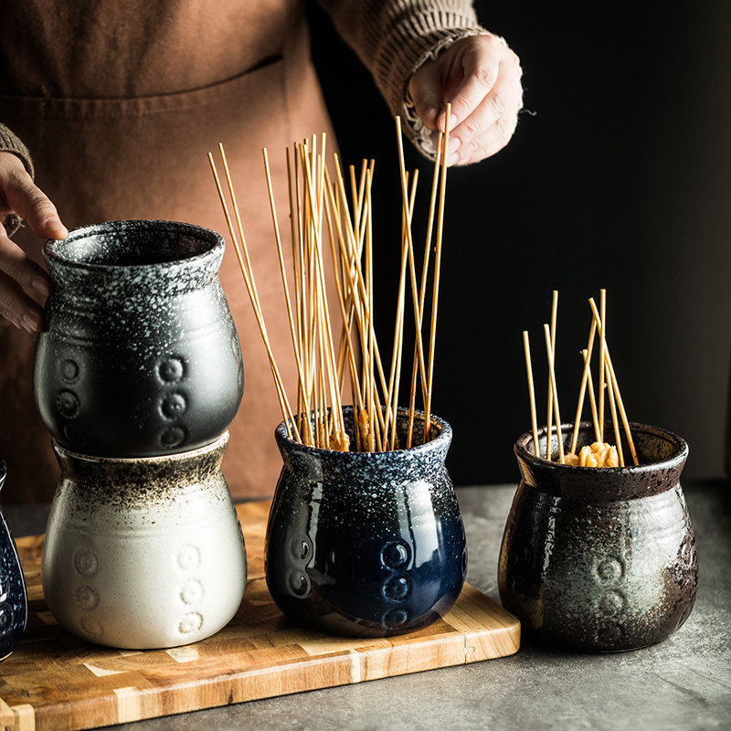 日式餐厅创意菜钵钵陶瓷烤肉串串桶复古特色商用火锅店麻辣烫串桶,餐饮具,瓶/罐,淘宝优惠券,粉丝福利购,淘宝优惠卷