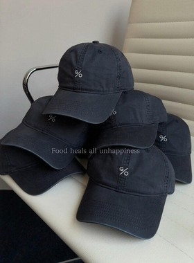 贼出片的帽子！复古红色软顶棒球帽~韩女bi备~春夏显脸小鸭舌帽！