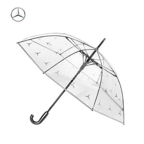 透明雨伞奔驰厂家原装精品非折叠新娘伞后备箱合理放置专属配置