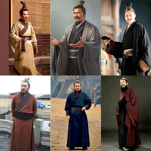 影视古装三国演义铜雀台曹操同款男士汉服棉麻丞相大臣服王爷服装