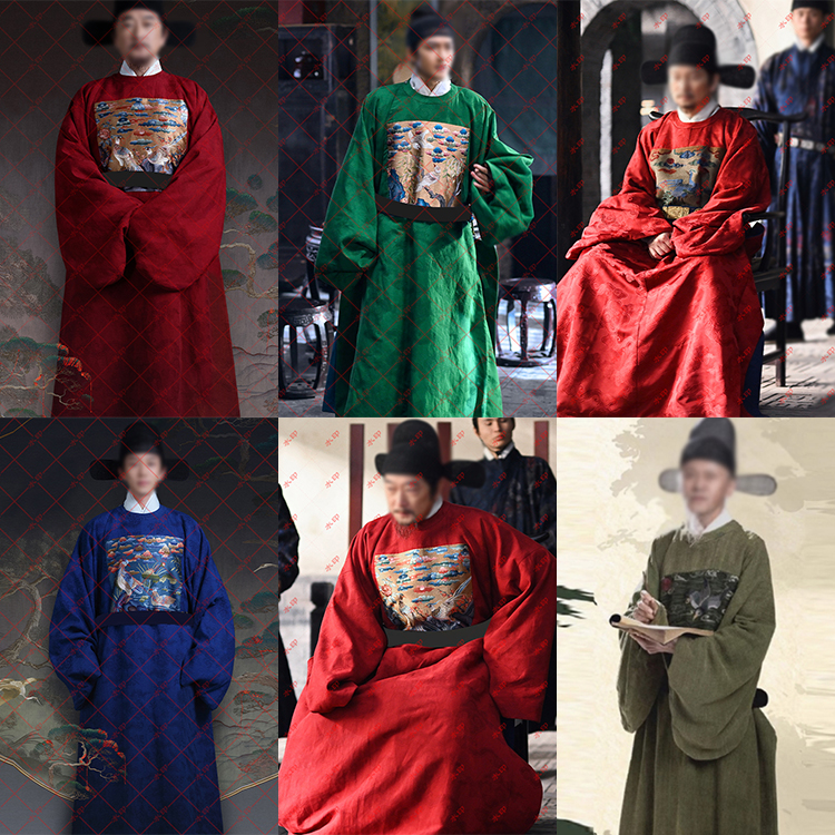 影视古装锦囊妙录同款明朝男官服文官大臣服补服县令知府官员服装