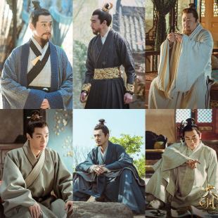 影视大明风华同款古装明朝男汉服武侠剑客服书生大臣服剧组演出服