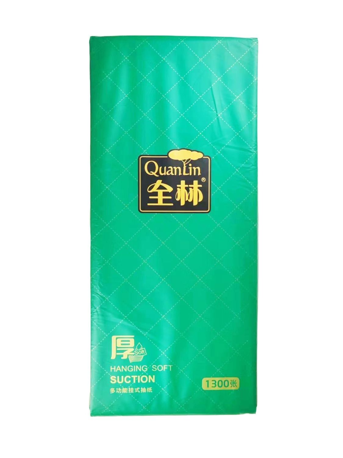 全林多功能悬挂式抽纸156m m*175m m原生木浆干湿两用纸巾卫生纸