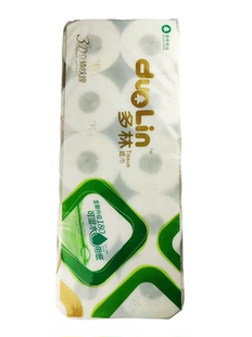 多林卷纸卫生纸180g10大卷可湿水原生木浆家庭装卷筒纸实惠家用