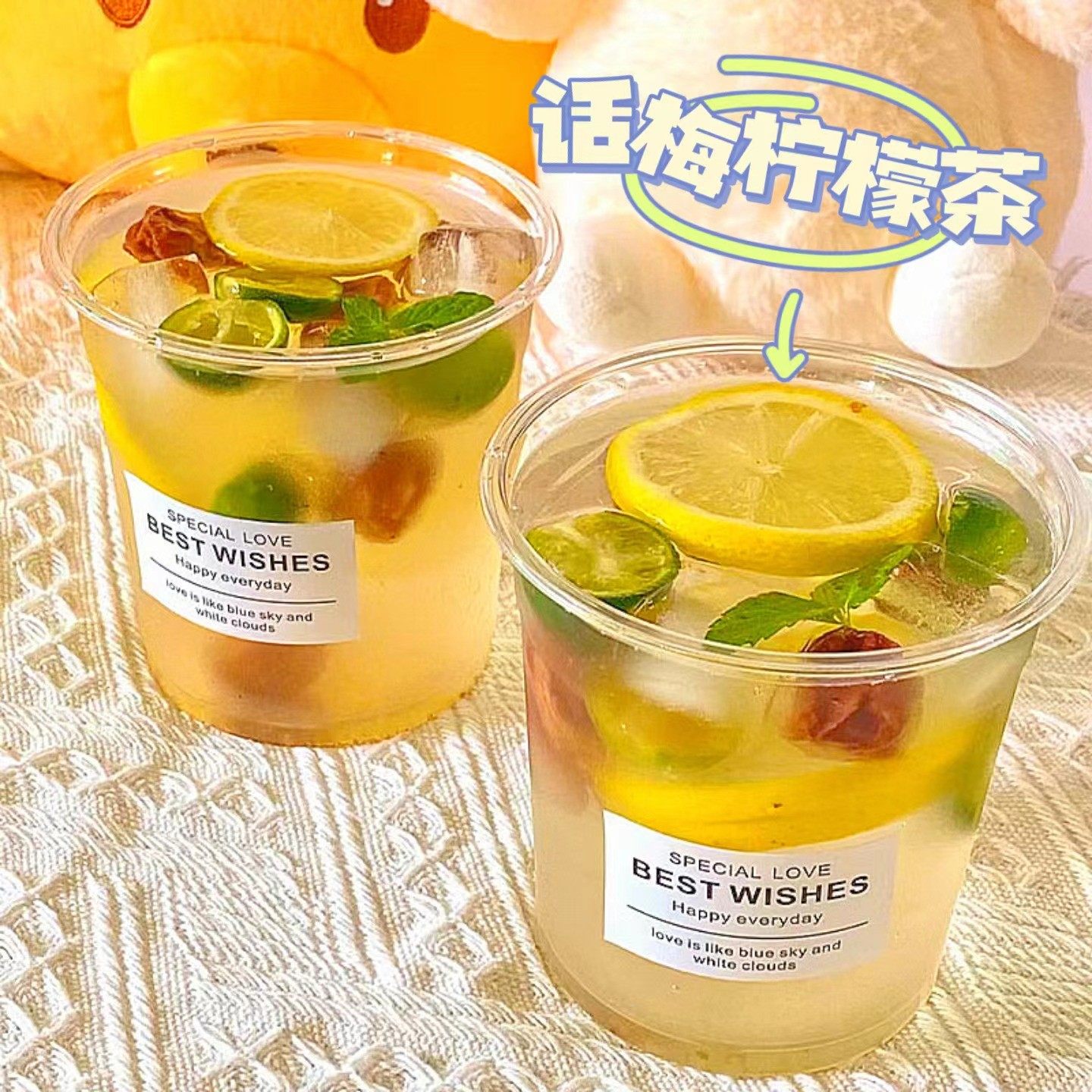 【送冰川杯】老盐话梅柠檬茶水果茶酸甜果茶饮品自制冷泡茶65g/袋