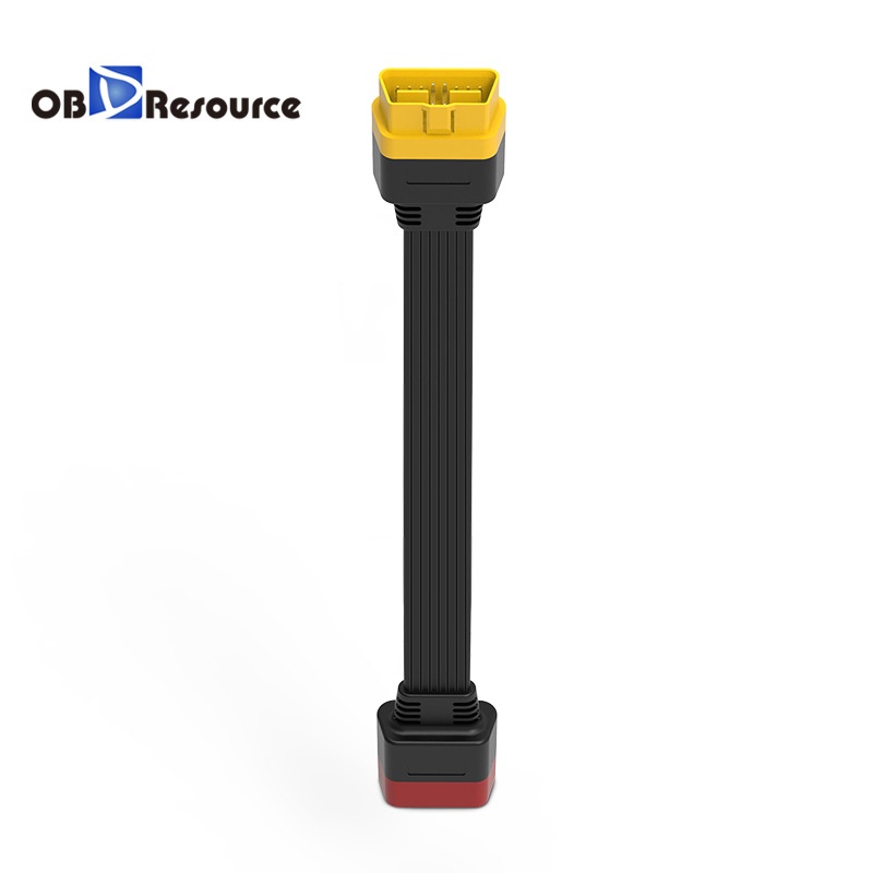 汽车检测仪obd2延长线车载连接X431转换插头公对母转接线诊断仪