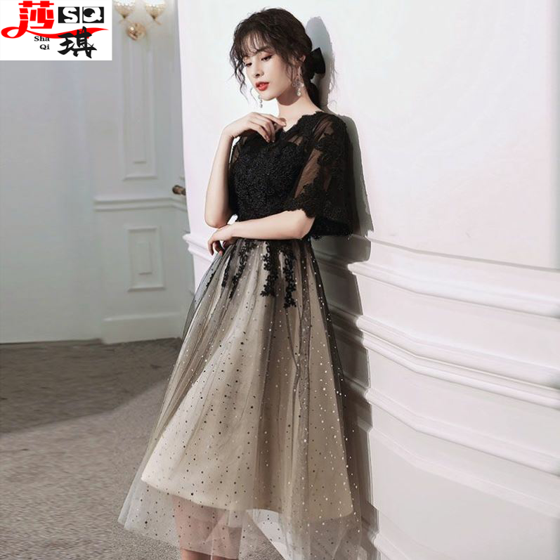 大码小晚礼服裙子女气质宴会胖m礼服/晚装