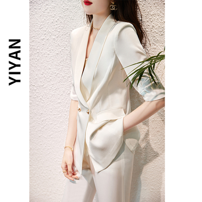 休闲西装套装薄款时尚气质职业