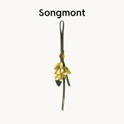 Songmont山下有松摘金桂挂件国风包挂设计师款时尚配饰新中式