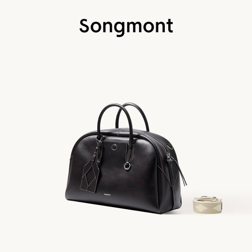 Songmont山下有松循迹保龄球电脑包波士顿旅行大容量单肩手提包