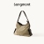 Track Hobo Medium Sand Camel Brown Suede