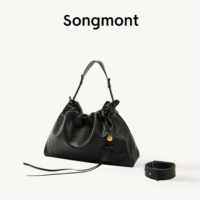 Маленький размер, дымчато-черный + подвесная брендовая сумка Fanjin, готовый запас